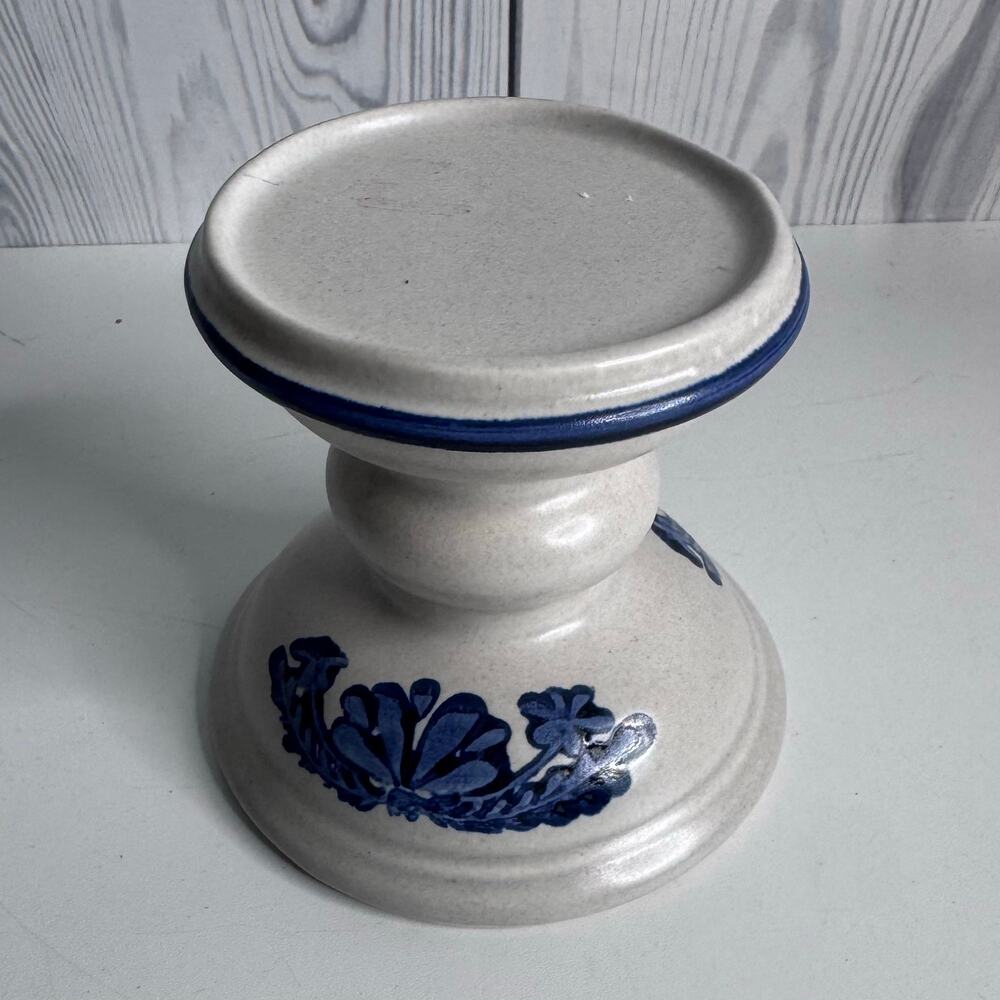 Pfaltzgraff Yorktowne Pillar Candle Holder Pedestal Stoneware USA